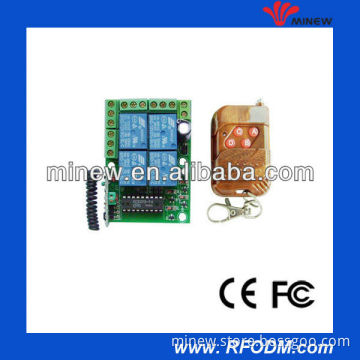 4 channel 12/24V wireless receiver relay module
